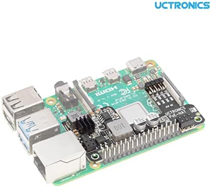 כובע poe uctronics עבור Raspberry Pi 4B / 3B+, Power Over Ethernet תמיכה 802.3AF POE Network Standard,