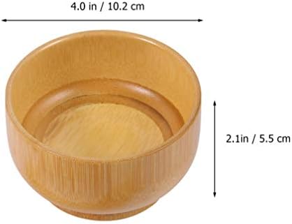 כלי דוגמנות חימר דויטול כלי ערבוב קערת ערבוב פנים סט: 6 יחידות ערכת כלים לערבוב עץ עם מברשות קערת מרית וכף