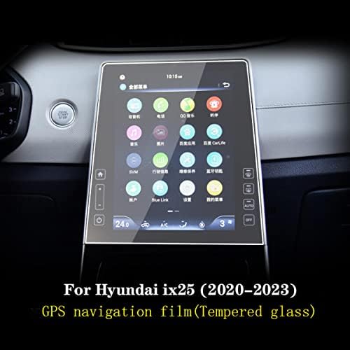פאנל מסך מכונית Funiur Panel מכונית מזכוכית קשוחה סרט GPS מהד מגן אביזרי סרטי מגן ， ליונדאי
