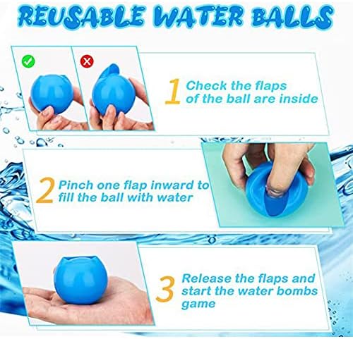 בלוני מים לשימוש חוזר מילוי מהיר למילוי מים כדורי מים לאטום עצמי ניתן לשימוש חוזר של פצצת מים מתזה לבריכה למשחק