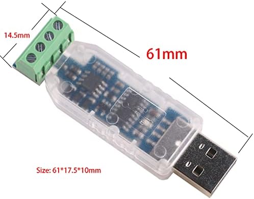 CH340 USB ל- RS485 ממשק מסוף לממיר מתאם מתאם תקשורת