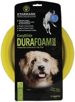 Starmark Easy Glide Durafoam צעצוע כלב דיסק מעופף, צבע משתנה 11