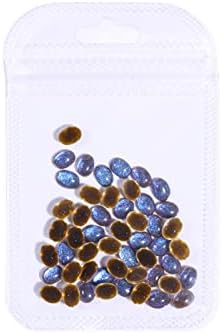 תכשיטים משפר ציפורניים כוכבים תכשיטים סגלגלים בצורת יהלום מפואר קישוט ציפורניים שרף עיצוב יצירתי DIY