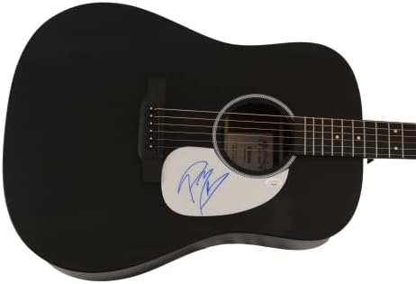 אוסטין פוסט מאלון חתם על חתימה בגודל מלא מרטין גיטרה אקוסטית עם אימות ג 'יימס ספנס ג' יי. אס. איי. קוא - פופ סופרסטאר,