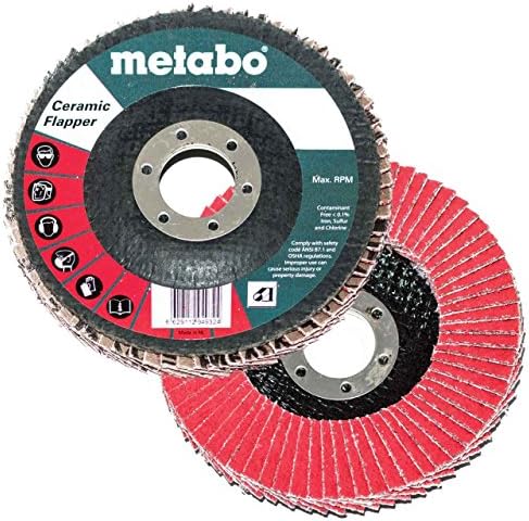 Metabo 629437000 4.5 x 7/8 שוחק קרמיקה שוחק דיסקים 40 חצץ, 10 חבילה