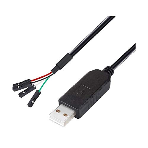כבל מתאם מתאם יציאה סידורי USB ל- USB ל- TTL עם ערכת שבבים PL2303HX תומך ב- STM32/Arduino/Raspberry Pi