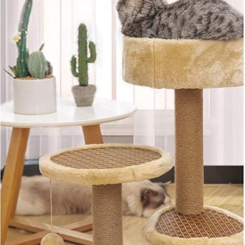 חיות מחמד חתולי עץ דירה גרדן מתכוונן מגרד טיפוס עץ חתולי צעצוע הגנה על ריהוט