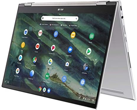 ASUS Chromebook Flip C436 2-in-1 מחשב נייד, 14 מסך מגע FHD 4-כיווני NanoEdge, Intel Core I3-10110U,