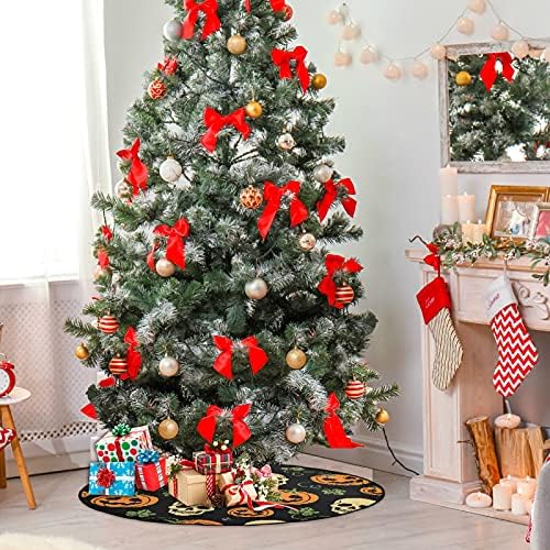 מחצלת עץ עץ עץ עץ עץ חג המולד של עץ חג המולד של ג'ומביל ליל כל הקדושים, 28.3 אינץ '