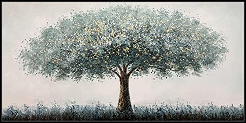 ציור שמן מרקם מודרני מצויד ביד - רקע עץ עץ עץ מופשט מופשט רקע על ציור אמנות קיר בד בגודל גדול לעיצוב