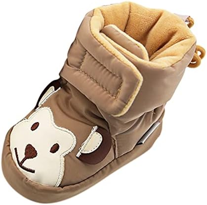 עוף תינוק תינוק נעלי פעוט מגפי רך תחתון פעוט נעליים בתוספת קטיפה עבה החלקה גדול כותנה נעלי גומי מגפי תינוק