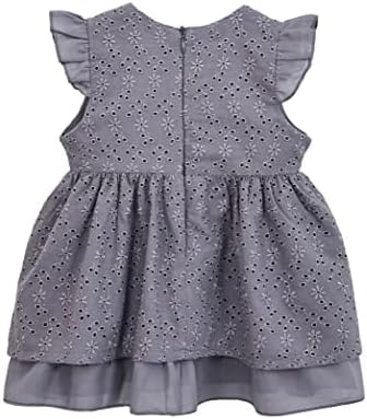 שמלת קיץ פרחונית של לילס לתינוקות, שמלת פסחא של כותנה ללא שרוולים