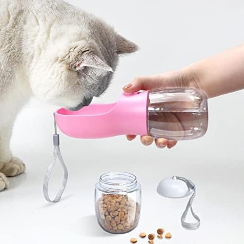 סטילגו לחיות מחמד 2-ב - 1 כוס מזון מים חתול וכלב כוס מלווה בקבוק מים לחיות מחמד כלב לחיות מחמד כוס מים קטנה300