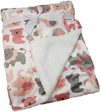 שמיכה לתינוקות מינקי רכה שכבה כפולה רכה חוטית מקבלת רכיבה לילדה לילדה הילדה בילדת פעוטות, מתנה