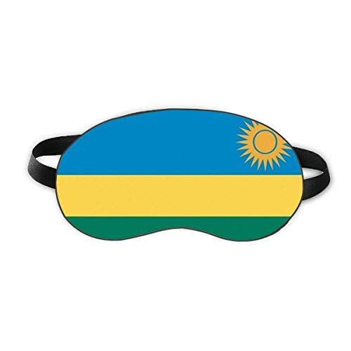 דגל לאומי רואנדה אפריקה אפריקה מדינה מגן עיניים שינה רכה לילה כיסוי גוון מכוסות עיניים