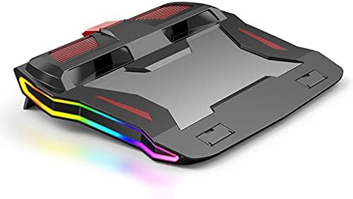 Dloett RGB משחק נייד מחשב נייד קירור מתכוונן.