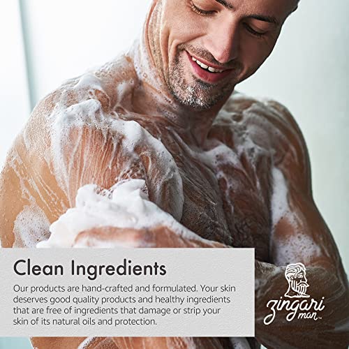 זינגארי איש השומר סבון אמבט-ניקוי סבון פנים לגברים - סבון לגוף, פנים, ניקוי פנים, שטיפת פנים , ניקוי