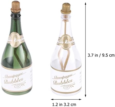 גאדפיפארטי מיני שמפניה בועות בקבוק 20 יחידות צורת בקבוק שמפניה בועות בועות מפלגת המסיבה למסיבת
