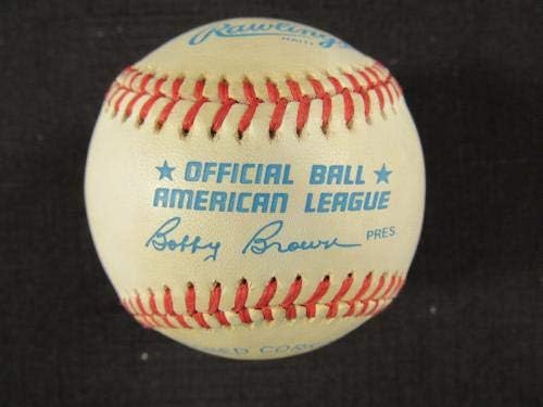 בריאן פישר חתום על חתימה אוטומטית רולינגס בייסבול - B107 - כדורי חתימה