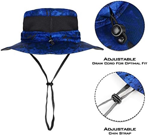 Kastking Sol Armis upf 50 Boonie Hat - כובע הגנה מפני שמש, כובע דיג, כובע חוף והליכה, חתירה, חתירה,