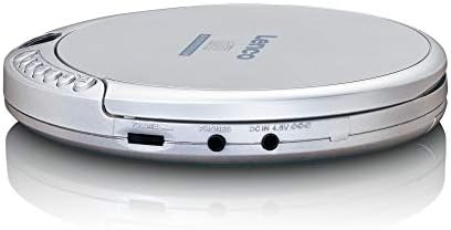 LENCO CD-201 Player Player CD CD, CD-R, CD-RW, פונקציית טעינה של סוללה MP3, כסף