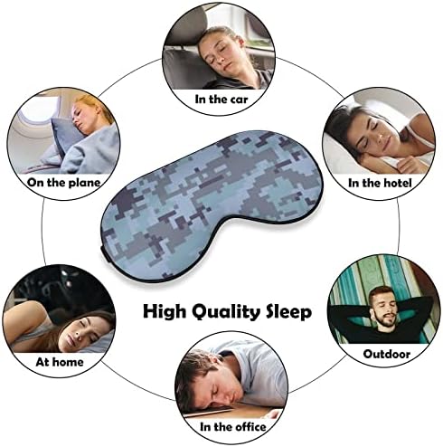 מסכת שינה צבאית צבאית מסכת שינה עמידה מכסה עיניים מכסה עיניים רכות עם רצועה מתכווננת לגברים נשים